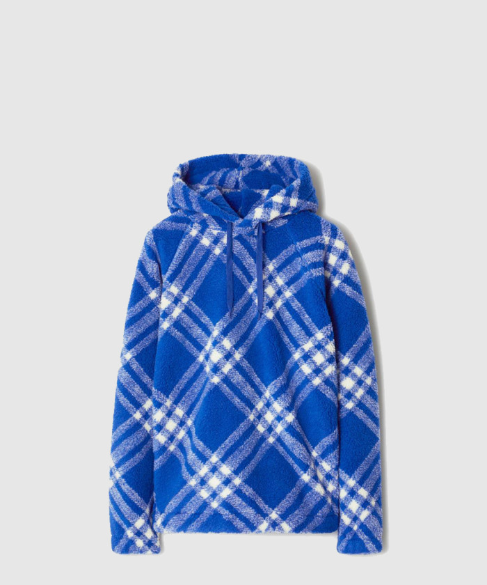 버버리 체크 플리스 후디 80782761