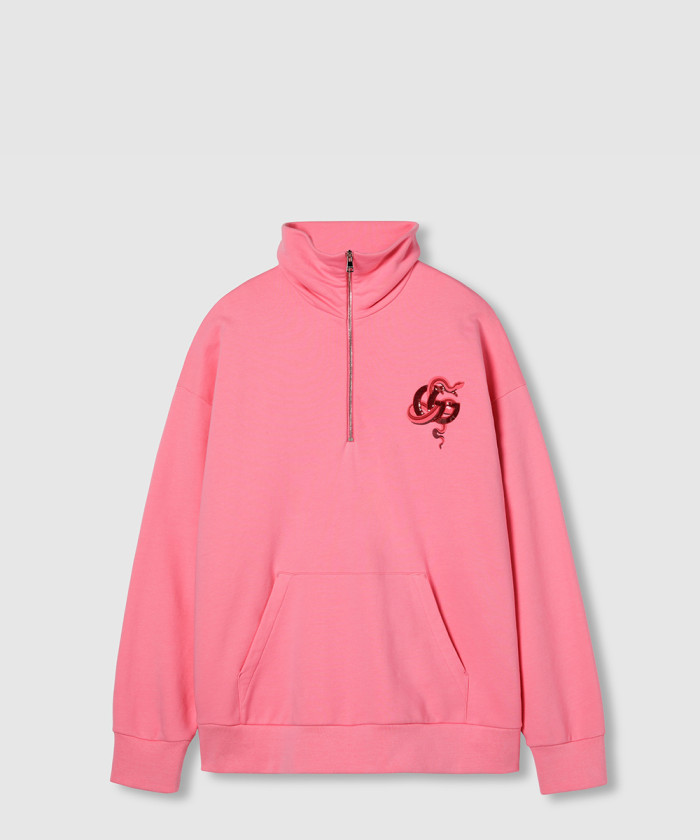 구찌 자수 코튼 스웨트셔츠 814178