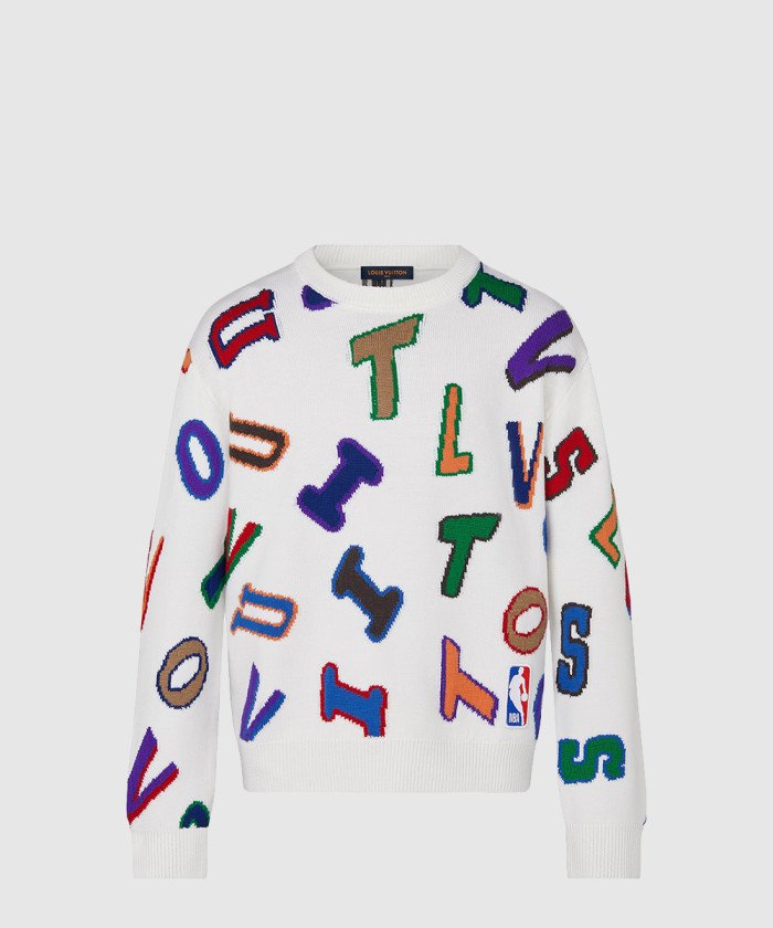 루이비통 NBA 레터스 크루넥 1A8X0J