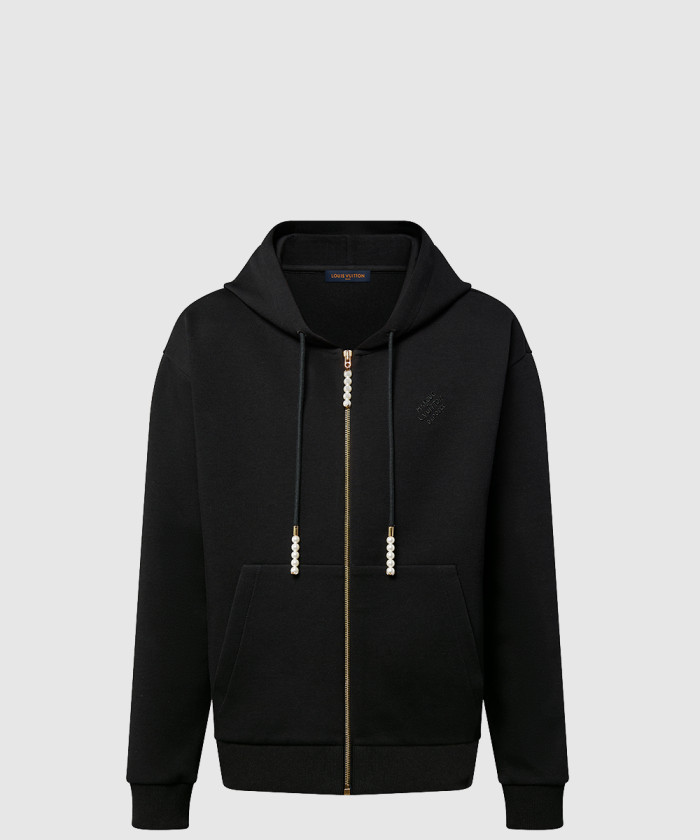 루이비통 엠브로이더드 저지 집 스루 후디 1AFJGD