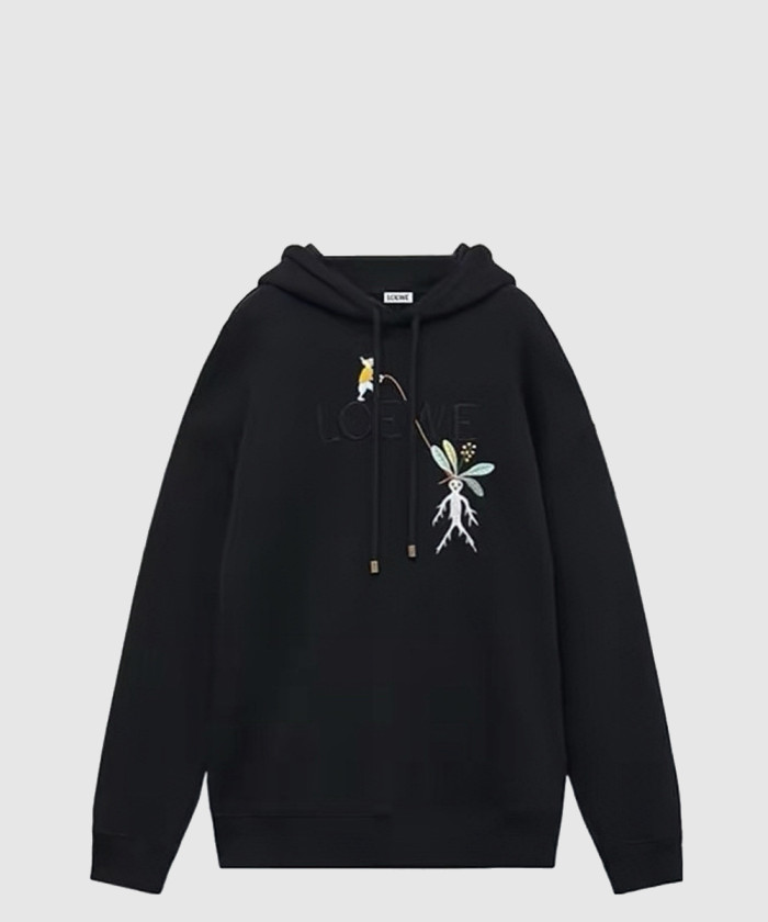 로에베 코튼 릴랙스 핏 후디