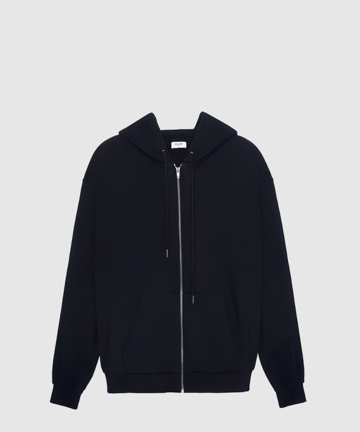 셀린느 로고 코튼블렌드 저지 후드 2Y4970