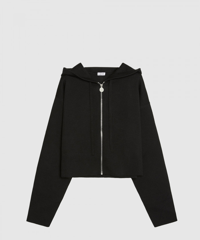 로에베 울 아나그램 집업 후디