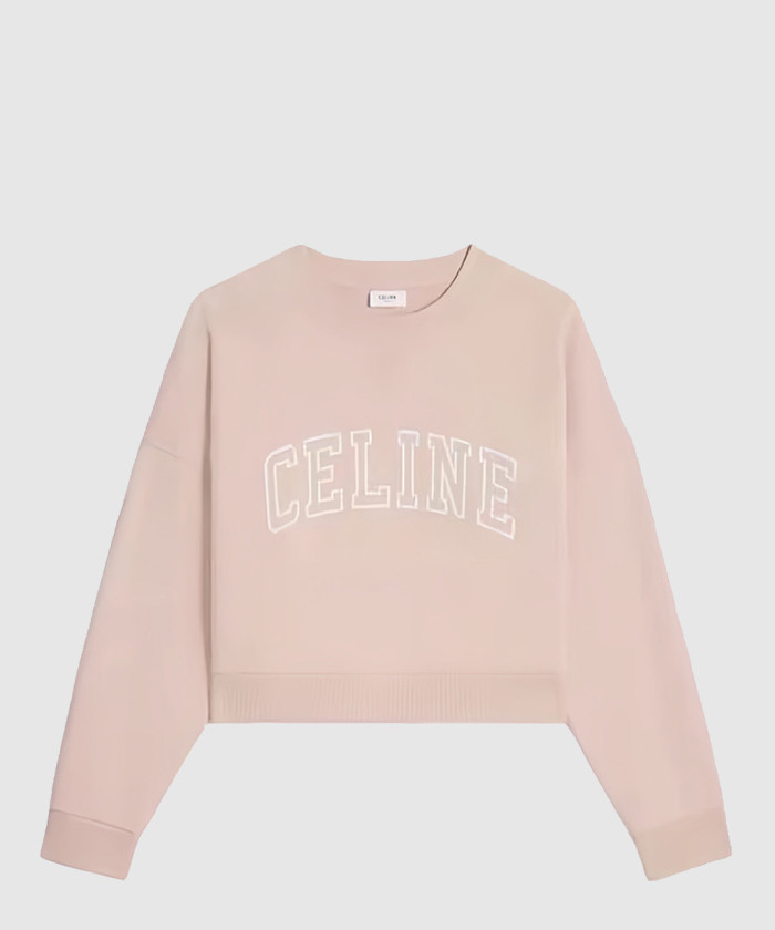 셀린느 코튼 플리스 루즈 스웨트셔츠 2Y61E6