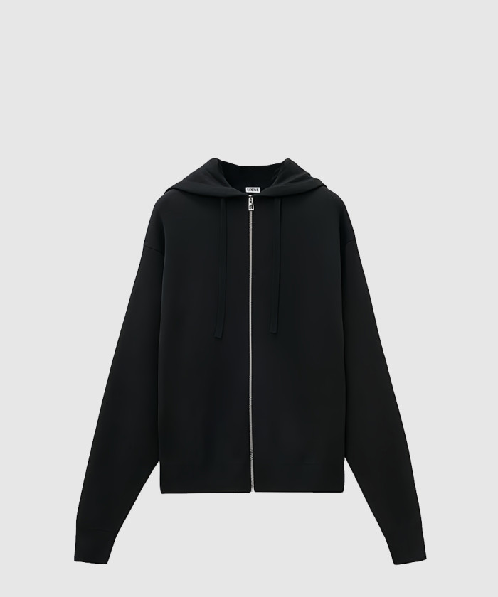 로에베 아나그램 집업 후드 울