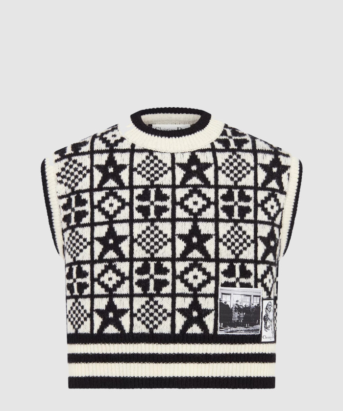 디올 크롭 스웨터 베스트 514T0