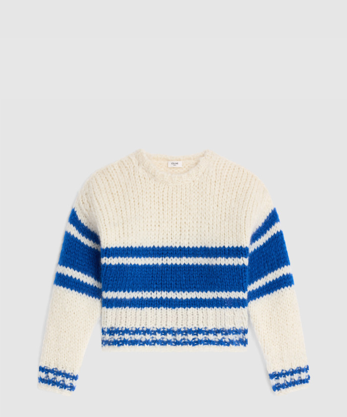 셀린느 스트라이프 크루넥 스웨터 2ADNC9