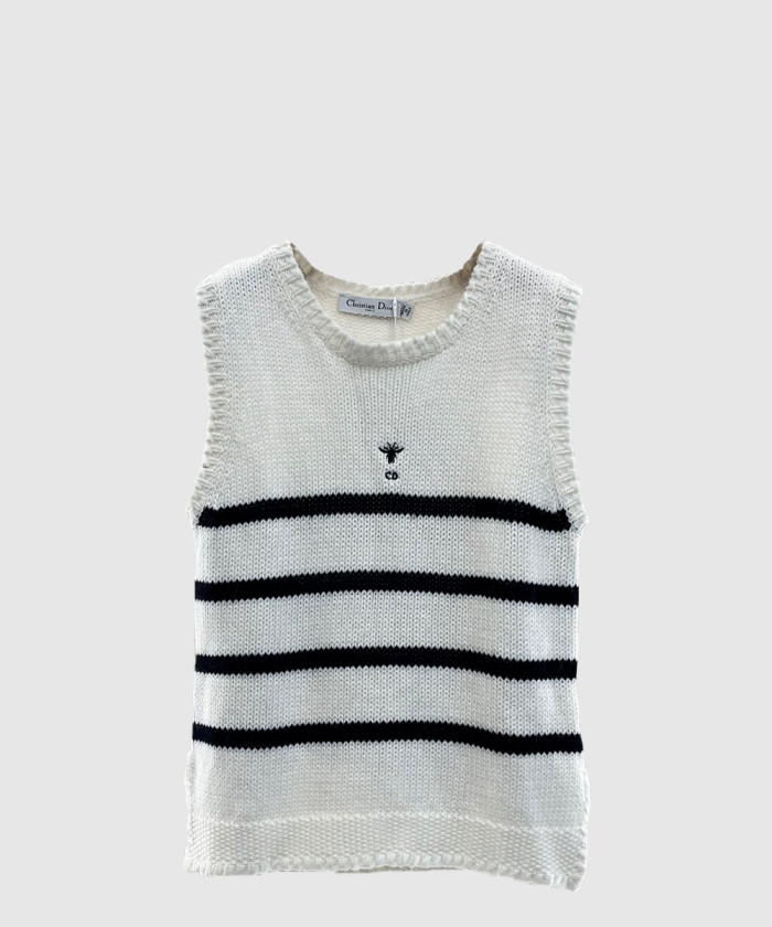 디올 마리니에르 민소매 스웨터 414T0
