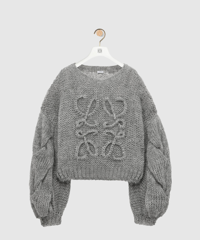 로에베 애너그램 스웨터 모헤어