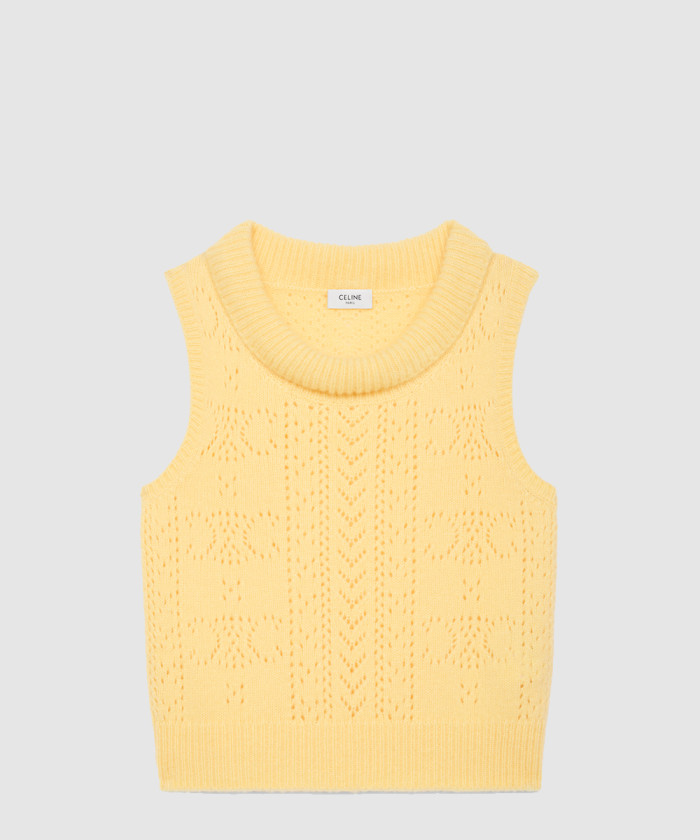 셀린느 카울 넥 스웨터 포인텔 캐시미어 RY06B0