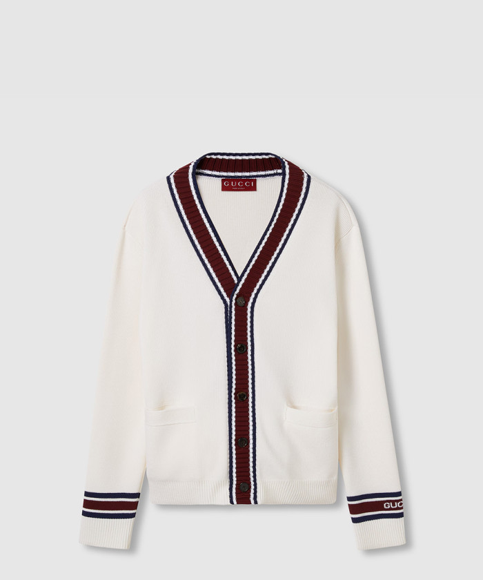 구찌 인타르시아 울 니트 가디건 811242