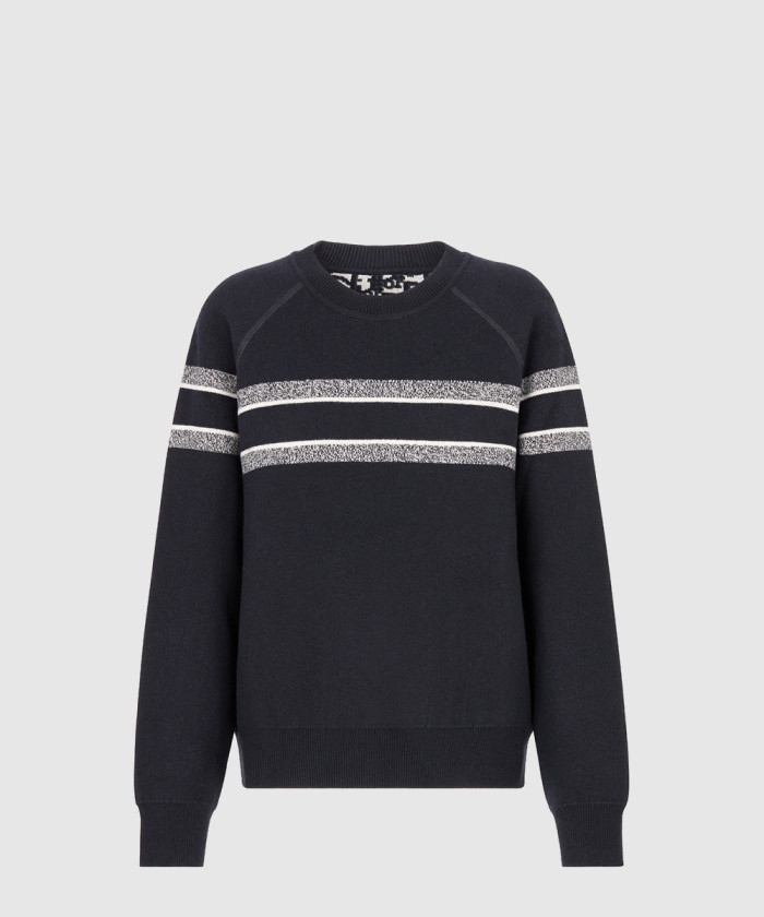 디올 리버서블 라운드 넥 스웨터 054S5