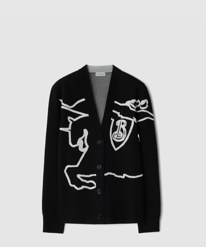 버버리 EKD 코튼 블렌드 카디건 80951841