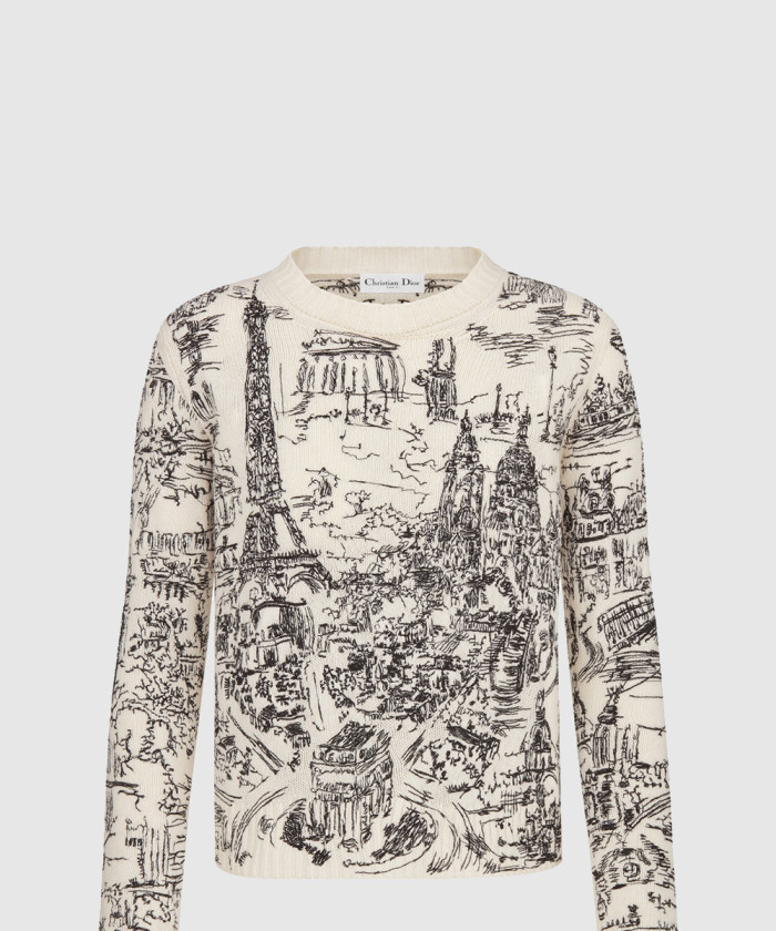 디올 자수 스웨터 444S5