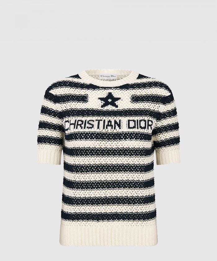 디올 마리니에르 반소매 스웨터 424S9