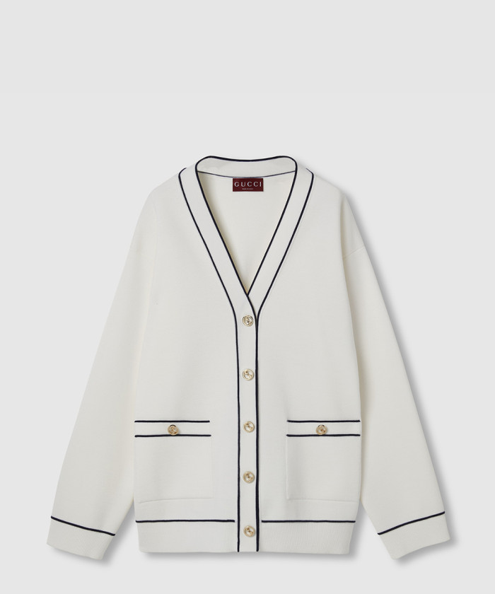 구찌 파인 울 카디건 811946