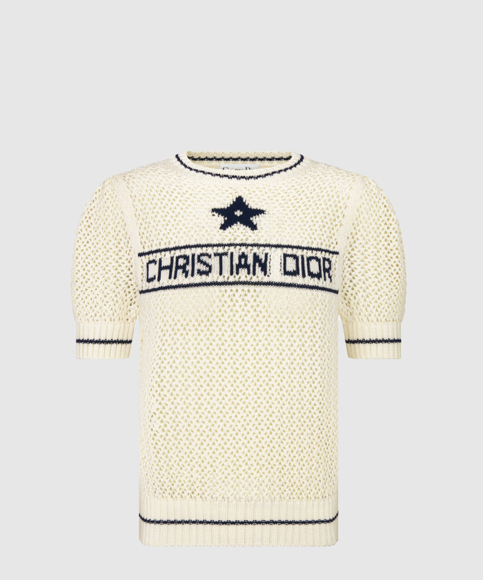 디올 반소매 스웨터 424S7