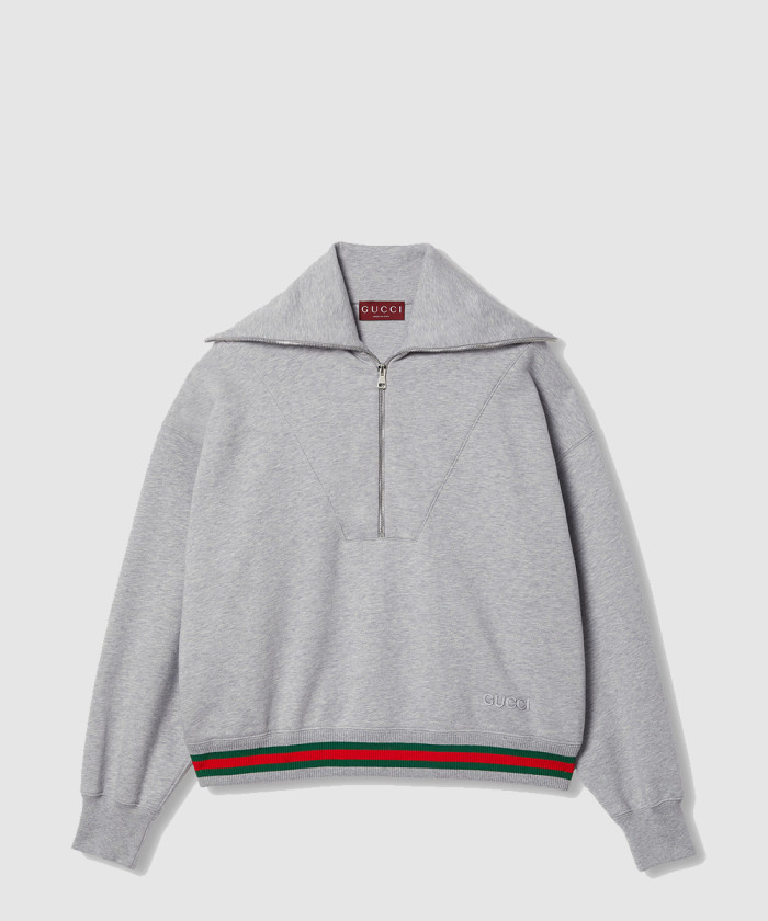 구찌 웨빙 니트 코튼 스웨트셔츠 794632