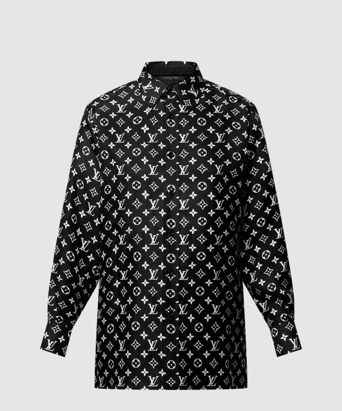 루이비통 모노그램 실크 셔츠 1AHENB