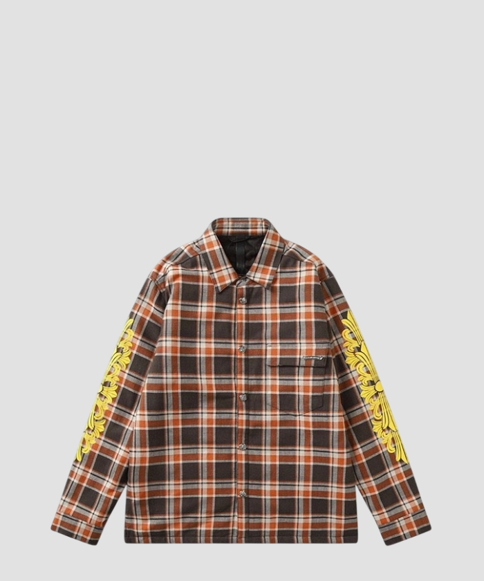 크롬하츠 스트릿 체크 셔츠