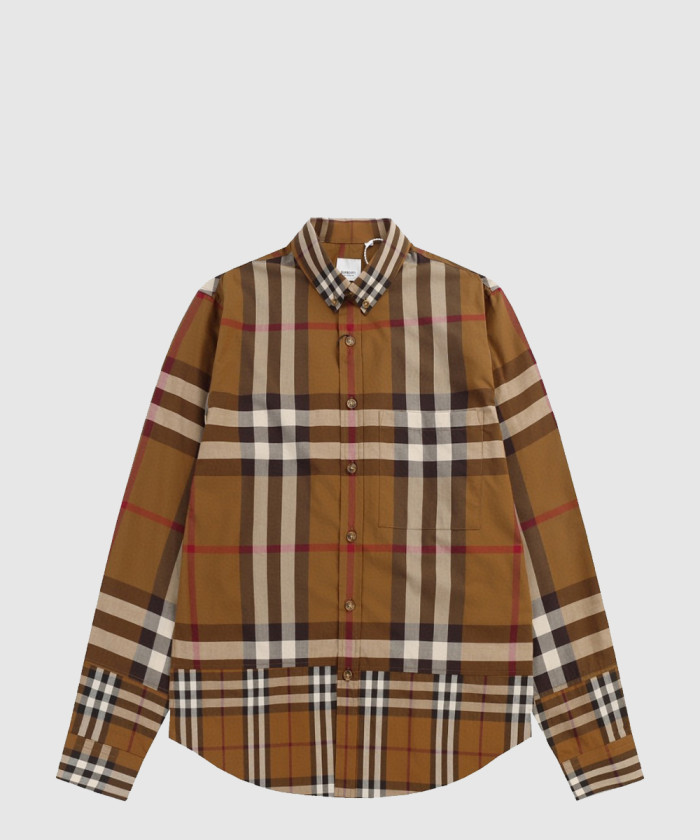 버버리 코튼 포플린 셔츠 80585791