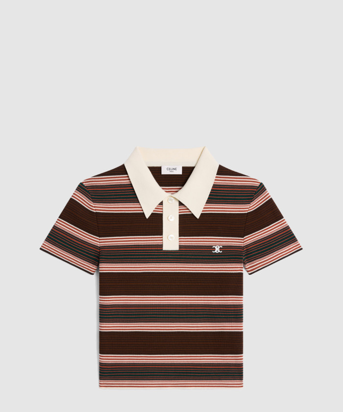 셀린느 트리옹프 크롭 폴로 셔츠 2ADSR8