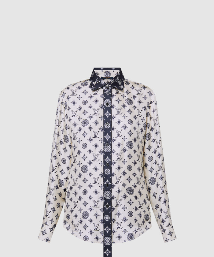 루이비통 모노그램 실크 셔츠 1AGPVH