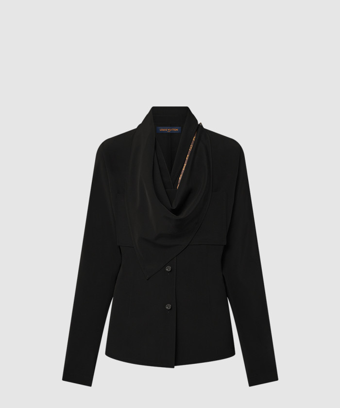 루이비통 실크 스카프 셔츠 1AFSCD