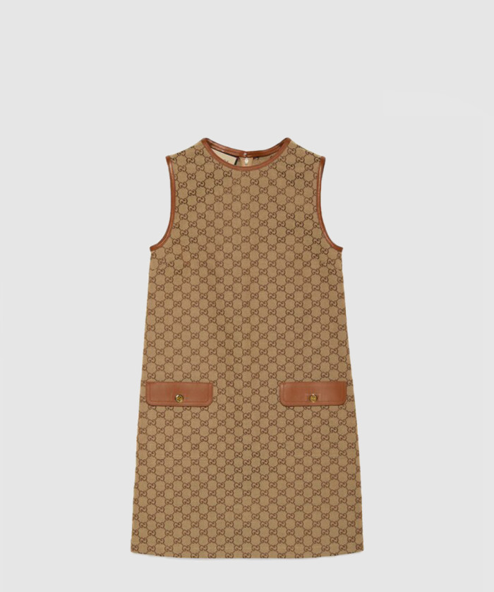 구찌 GG 캔버스 원피스 744121