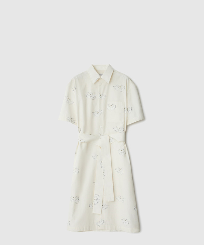 버버리 스완 코튼 드레스 80961761