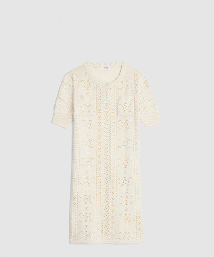 셀린느 트리옹프 미니 드레스 코튼 포인텔 2ADW33