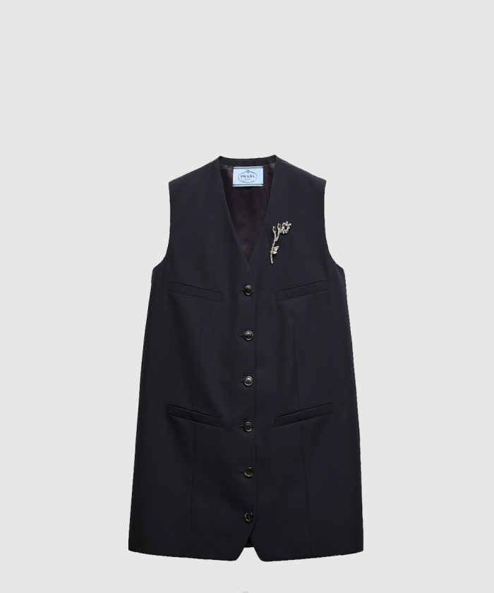 프라다 개버딘 미니드레스 P3N47R