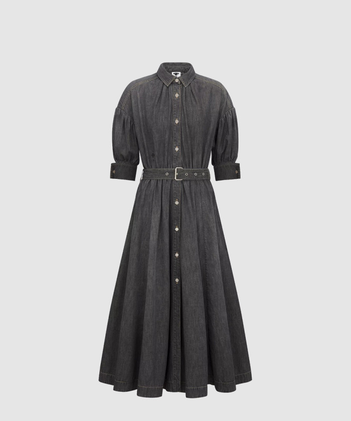 디올 플레어 미디 드레스 512R4