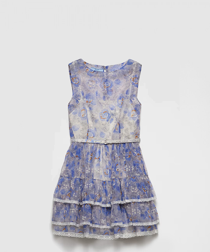 셀린느 나일론레트 미니 드레스 사파이어 P3M89K