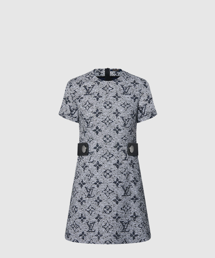 루이비통 모노그램 트위드 마르탱갈 드레스 1AFSX0
