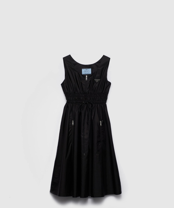 프라다 가벼운 리나일론 슬리브리스 드레스 23X698