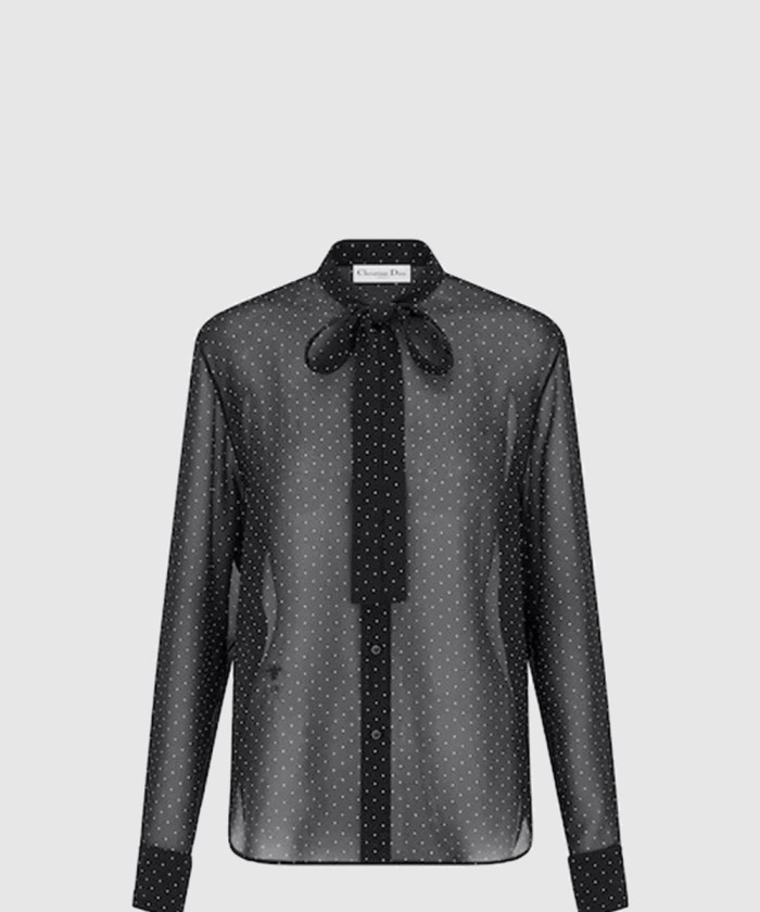 디올 애스콧 블라우스 441B5