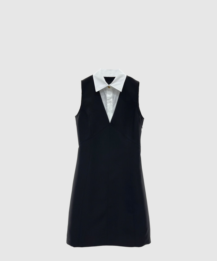 디올 스프레드 칼라 드레스 451D0