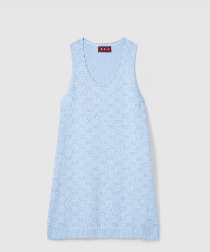 구찌 GG 울 자카드 미니 드레스 786403