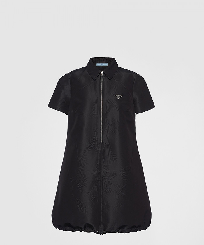 프라다 폴레 짧은 소재의 드레스 P3L641