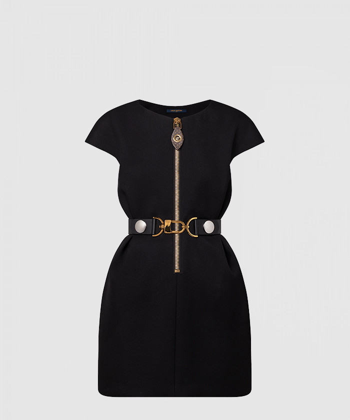 루이비통 디테일 캡 슬리브 드레스 1ABQRA