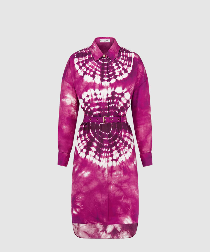 디올 Miss Dior 벨트 셔츠 드레스 521R4