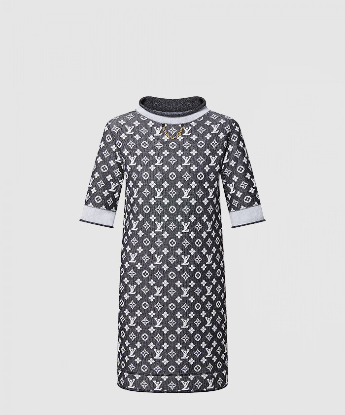 루이비통 모노그램 자카드 니트 드레스 1AAYT9