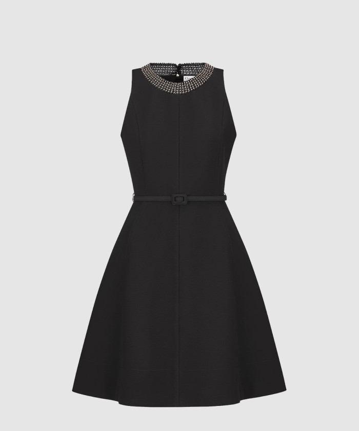 디올 자수 플레어 드레스 451R8