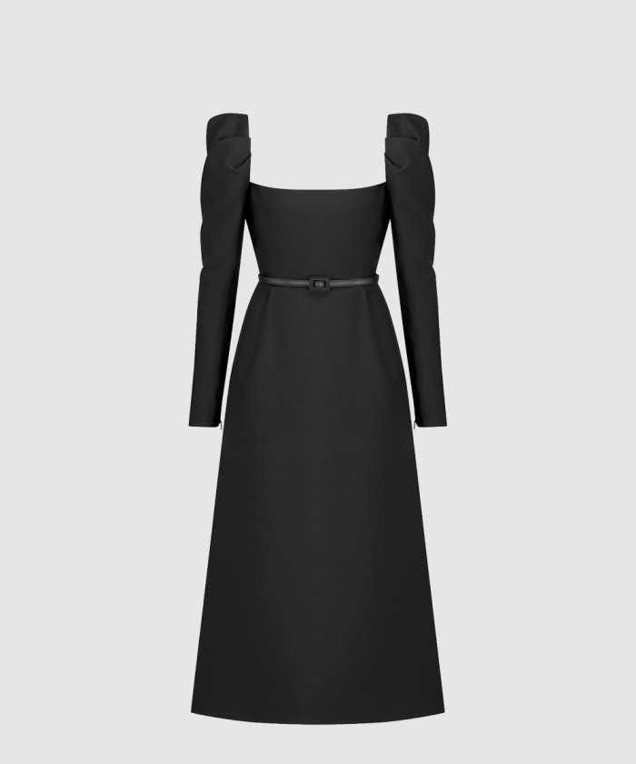 디올 벨트 미디 드레스 511R3