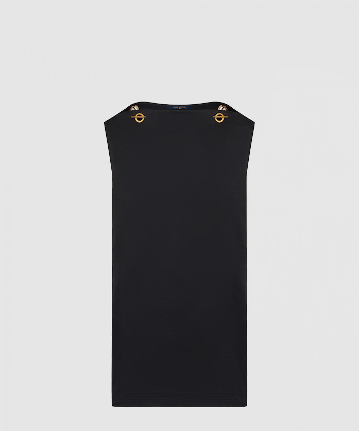 루이비통 숄더 체인 롱 티셔츠 원피스 드레스 1ABIT2