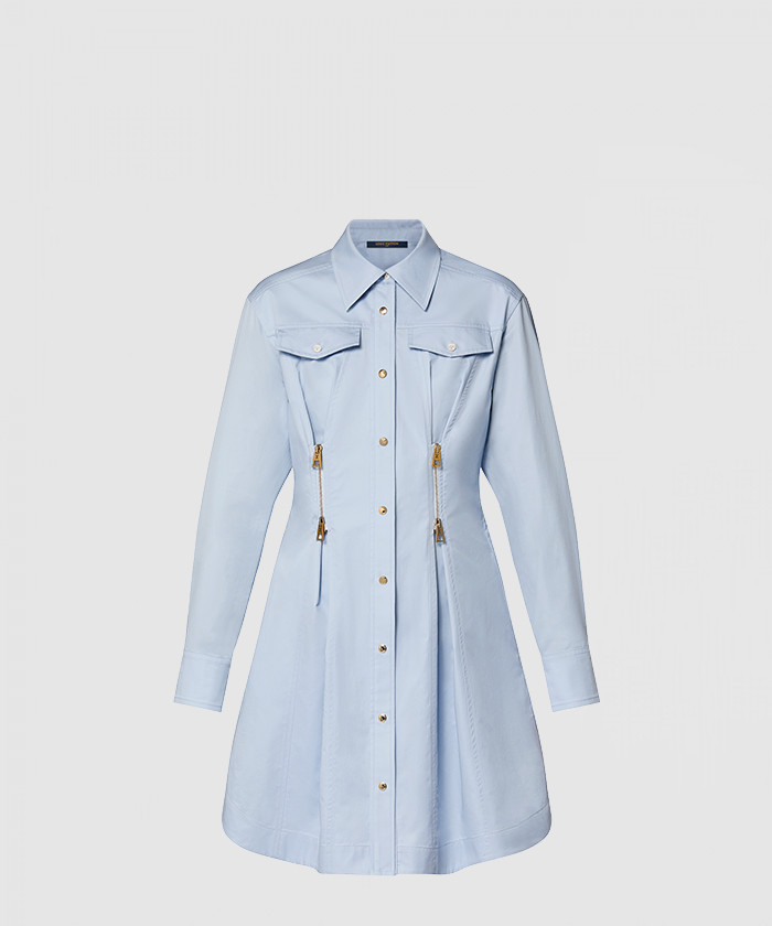 루이비통 지퍼 웨이스트 셔츠 드레스 1AFDF7