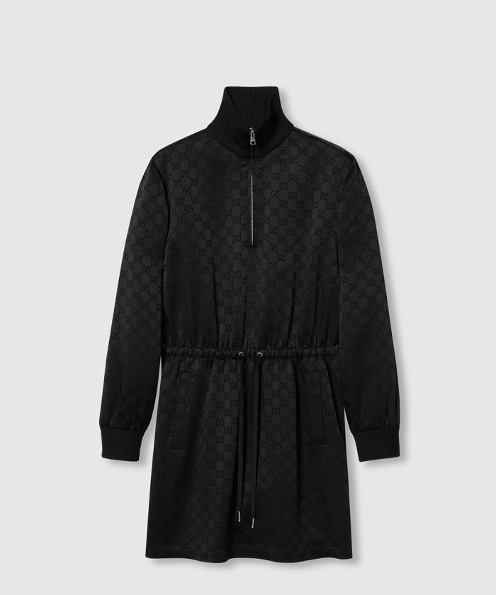 구찌 쇼트 GG 비스코스 자카드 드레스 798497