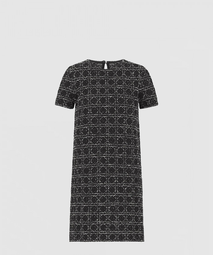 디올 매크로까나쥬 쇼트 드레스 424R0