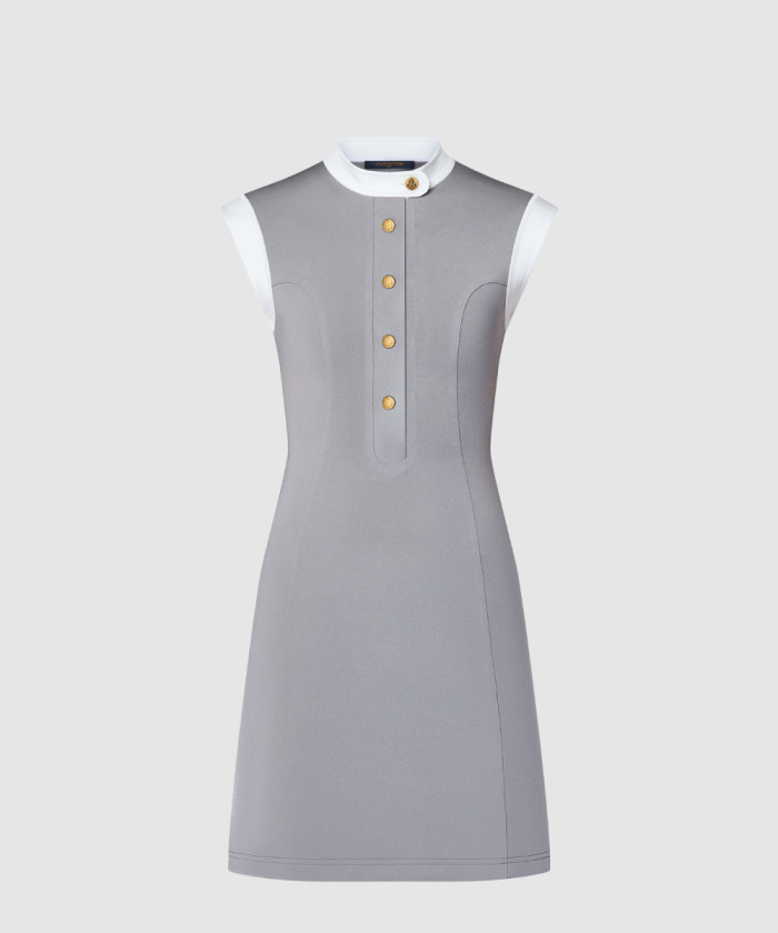 루이비통 테크니컬 저지 컬러 블록 드레스 1AGNPZ